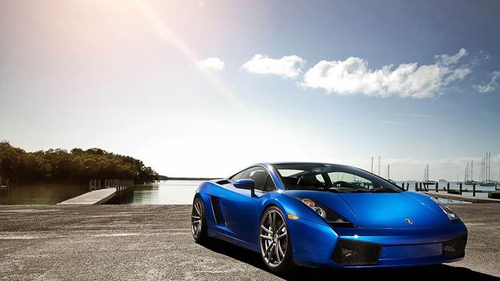2012 Lamborghini Gallardo LP560  Blue Color Front